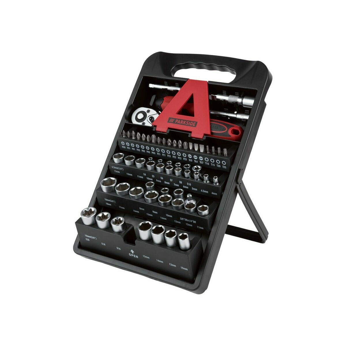 PARKSIDE® dopsleutelset »PSSS 61 C4«, 61-delig