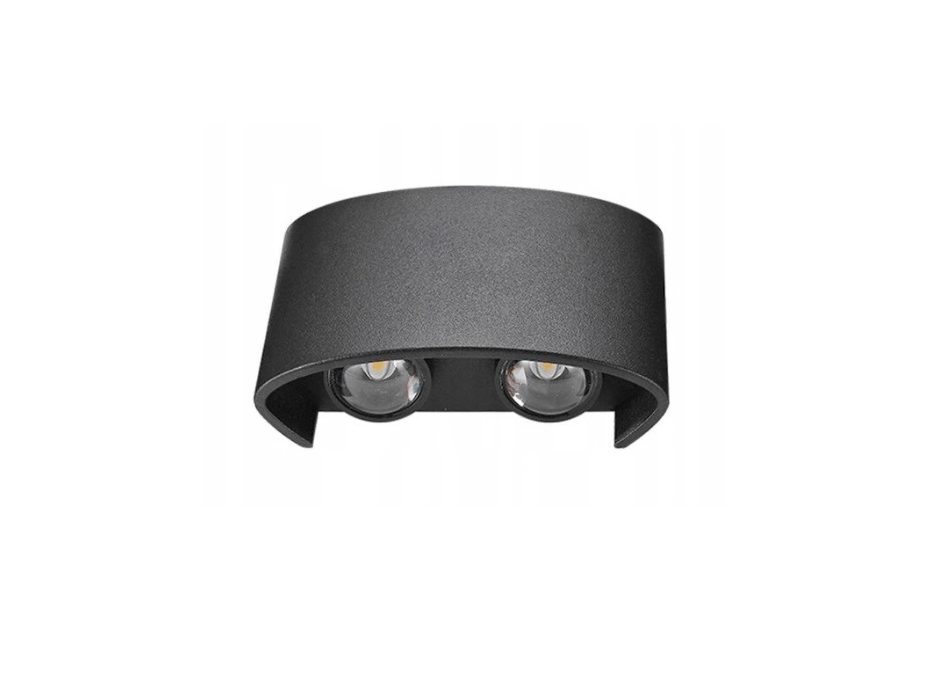 6x designer double beam outdoor light wall light anthracite black SET