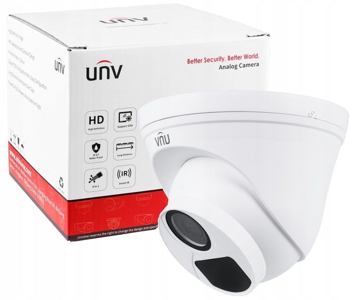 Uniarch 2MPX AHD KIT mit 4 Full HD IR-Kameras für die Überwachung, Überwachungskamera, ÜBERWACHUNGS-KIT, 4 FHD-KAMERAS, OUTDOOR-APP, CCTV, IOS, Android