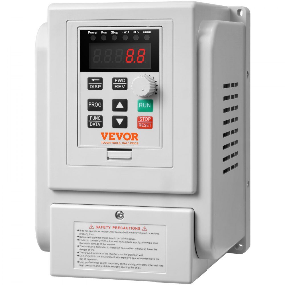 2,2kW 10A 3HP frequentieomvormer VFD AC 220-240V frequentieregelaar snelheidsregelaar frequentieomvormer omvormermotor VFD omvormer variabele frequentie driver inclusief 20cm stuurkabel