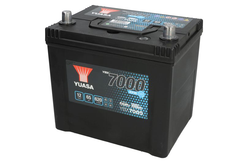 YUASA YBX7005 EFB 65Ah 620A P+ – Artikelnr. HT-47117