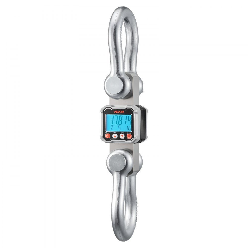 Crane Scale 10T, Digital Hanging Scale, Industrial Scale with Cast Aluminum Housing & LCD Display, 2kg Division & 3 Level Switch, Remote Control, Play Scale, Hook Scale for Garage & Factory