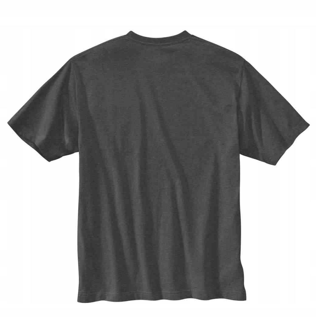 Carhartt Heren T-shirt Werkkleding Werkshirt met korte mouwen Zwaargewicht zak Carbon