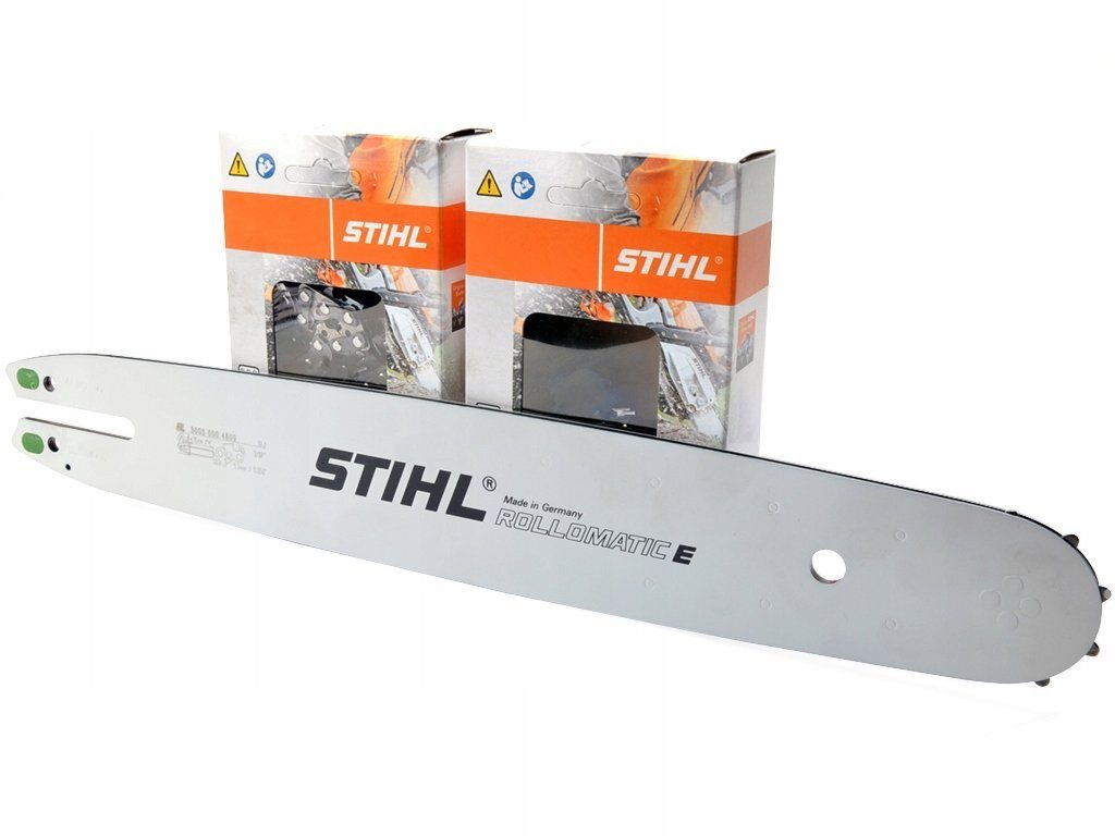 STIHL ORGINAL sword guide rail Rollomatic E 37cm 3/8" 1.6mm 30030006111 with 2x chains SET