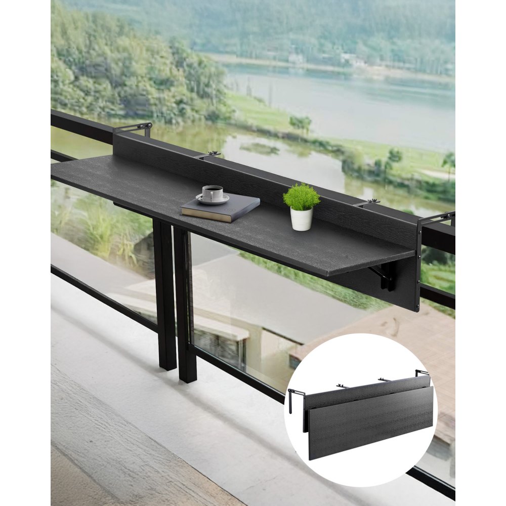 Stół balkonowy 1500 x 300 mm Składany stół wiszący balkonowy Stół składany na zewnątrz Obciążenie 22 kg Nadaje się do balustrad o średnicy od 1” do 6” Stół do serwowania na patio i tarasie Stół balkonowy 1500 x 300 mm Składany stół wiszący balkonowy Stół składany na zewnątrz Obciążenie 22 kg Nadaje się do balustrad o średnicy od 1” do 6” Stół do serwowania na patio i tarasie