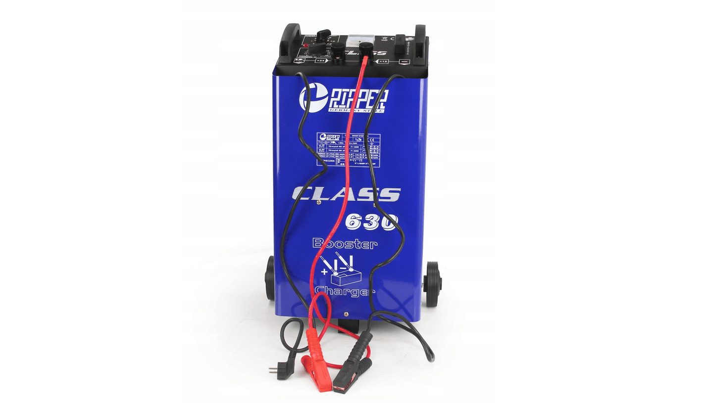 Professionelle Werkstatt, mobiles Batterieladegerät, Starter, Auto, Starthilfe, Booster, 630 A, LCD, 12 V, 24 V