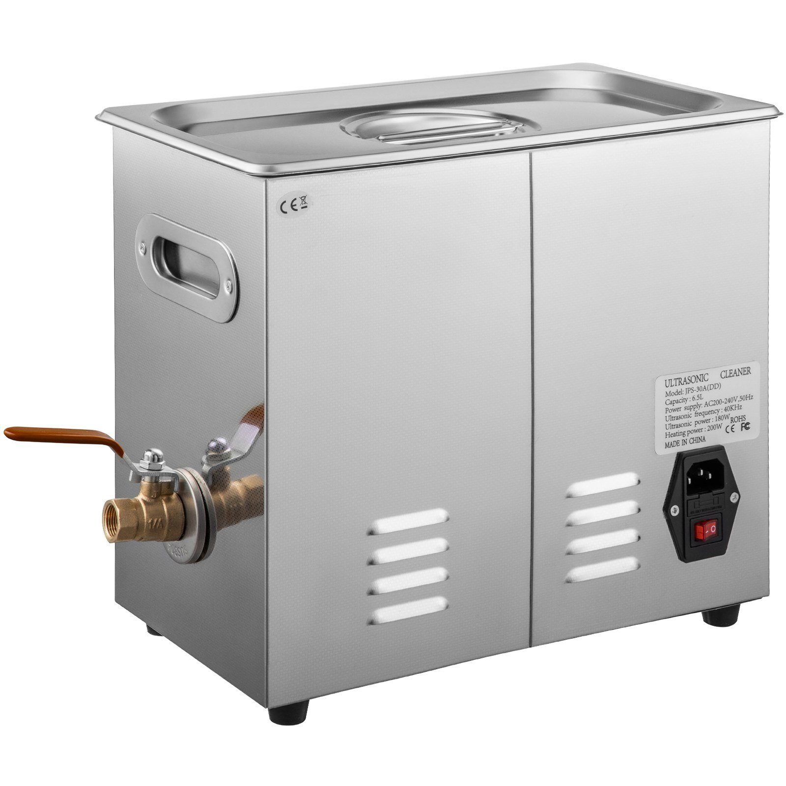 Ultraschallreiniger 6L Reiniger Ultraschall Ultraschallreiniger Ultraschallreinigungsgerät Edelstahl mit Digitalanzeige