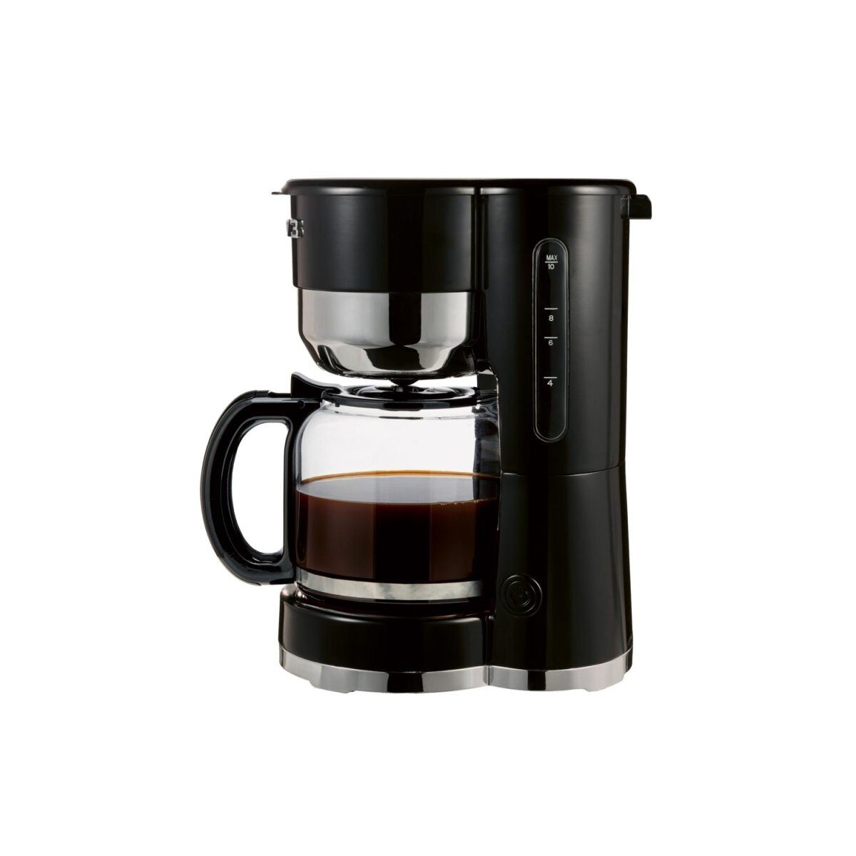 SILVERCREST® Kaffeemaschine Chrom Retro 1973 Schwarz »SKMR 1000 A1«