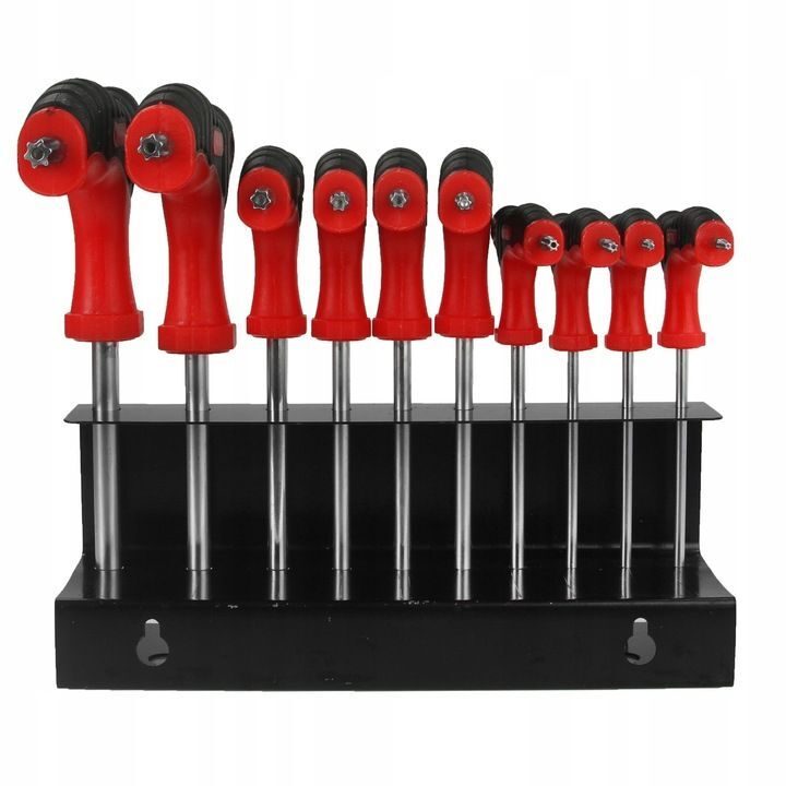 TORX ANGLE WRENCH 10 pieces T9-T50 TORXY STAND
