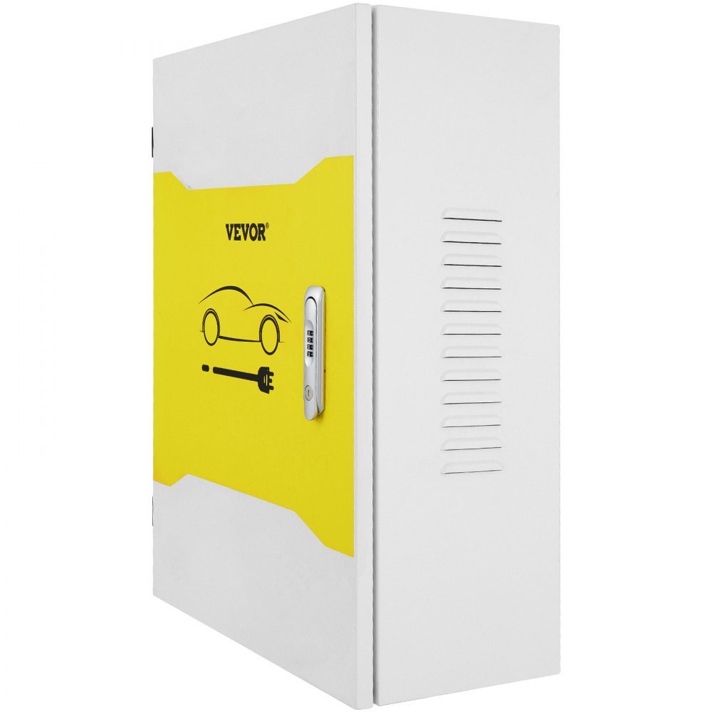 Tesla-Ladestationsbox, 70 x 50 x 25 cm, Outdoor-Kabelbox, Ladebox, Kabel-Organizer, IP32, wasserdicht, staubdicht, Cool Roll Steel, elektrische Gehäusebox für Tesla-Wandanschluss