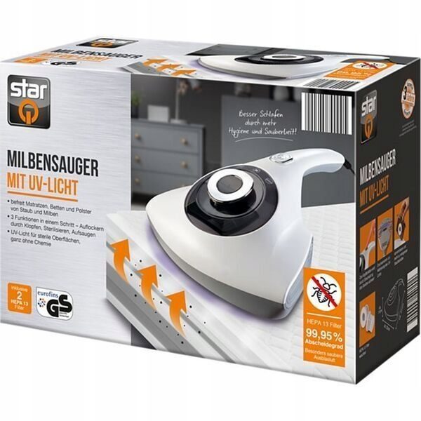 StarQ Milbenstaubsauger UV-Licht Handstaubsauger Milben Staub Handstaubsauger