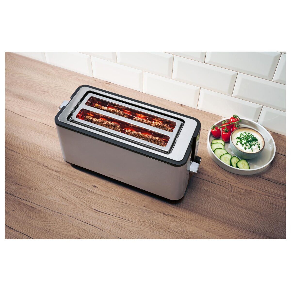 SILVERCREST® double long slot toaster