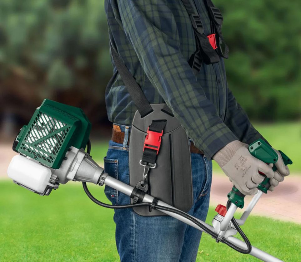 PARKSIDE® Benzin-Sense „PBS 2 D4“, mit Schultergurt, 1,8 PS XXXL-Starterset