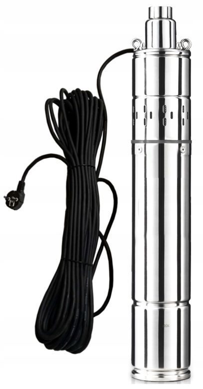 EFFIZIENTE Brunnenpumpe Klarwasserpumpe TIEFBRUNNENPUMPE 4" 20m KABEL 2700l/min 750W