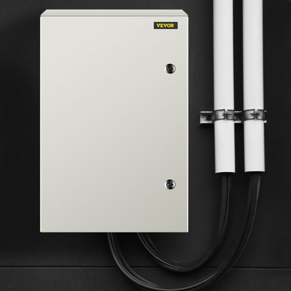 NEMA stalen behuizing 60x40x25cm NEMA 4X stalen schakelkast IP66 waterdicht en stofdicht elektrische aansluitdoos voor buiten/binnen met montageplaat