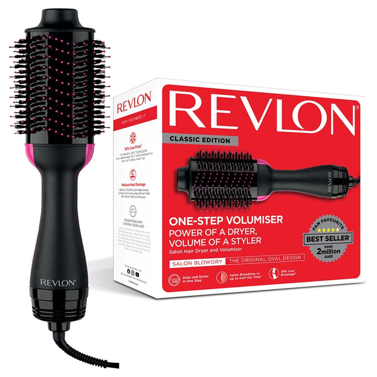 Sèche-cheveux Revlon Ionic RVDR5222E, noir