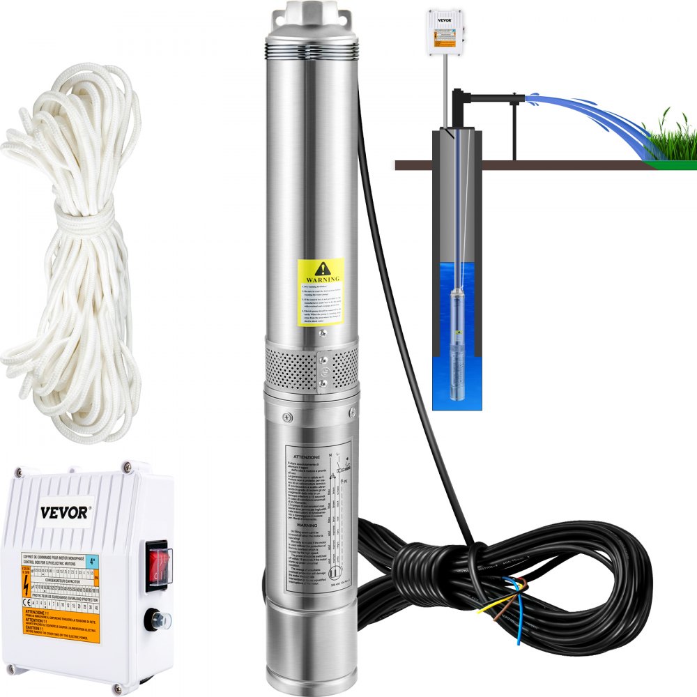 Pompa głębinowa 101,6 mm Pompa studniowa 370 W Pompa głębinowa 110 l/min Maksymalna wysokość podnoszenia Pompa rurowa 44 m Pompa piaskowa 230 V 50 Hz Pompa wodna ze stali nierdzewnej Pompa 0–40°C Pompa głębinowa 101,6 mm Pompa studniowa 370 W Pompa głębinowa 110 l/min Maksymalna wysokość podnoszenia Pompa rurowa 44 m Pompa piaskowa 230 V 50 Hz Pompa wodna ze stali nierdzewnej Pompa 0–40°C
