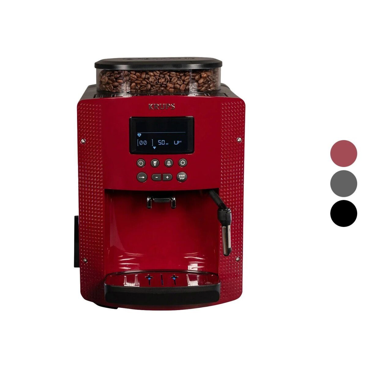 KRUPS fully automatic coffee machine ESSENTIAL EA8100 Series | EA8155/EA81P0/EA8155.70, metal brewing group