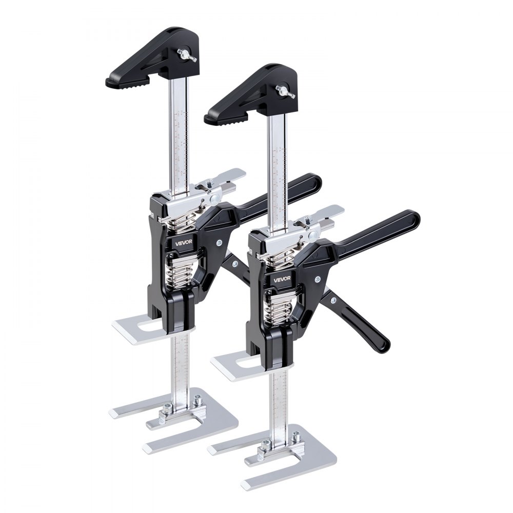 Arbeitssparender Armheber, 2-teilig, 200 kg Tragkraft, Heben bis 235 mm, Handhebegerät mit magnetischer Wasserwaage, 2 Einstellmodi, für Türen, Fenster, Möbel, Holzbearbeitung, Schwarz Arbeitssparender Armheber, 2-teilig, 200 kg Tragkraft, Heben bis 235 mm, Handhebegerät mit magnetischer Wasserwaage, 2 Einstellmodi, für Türen, Fenster, Möbel, Holzbearbeitung, Schwarz