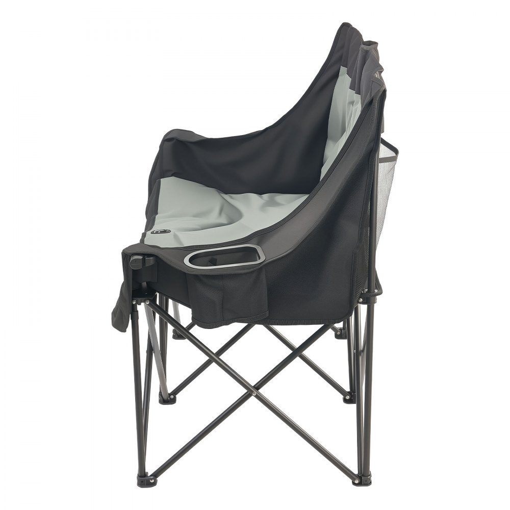 Camping Chair for 2 People, Folding Chair, 300kg Load Capacity, Fishing Chair with 2 Drink Holders & Wine Glass Holders & Magazine Holders & Carry Bags, for Outdoor Activities Fishing 1 Piece