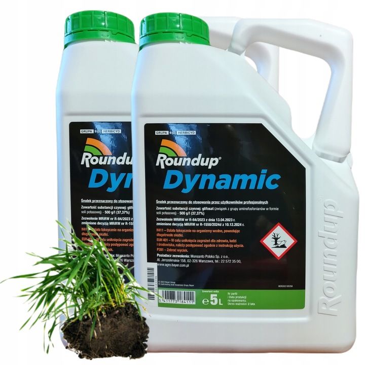 Roundup Dynamic 613 SL – 2 x 5 l – Le désherbant le plus puissant avec action racinaire Roundup Dynamic 613 SL – 2 x 5 l – Le désherbant le plus puissant avec action racinaire