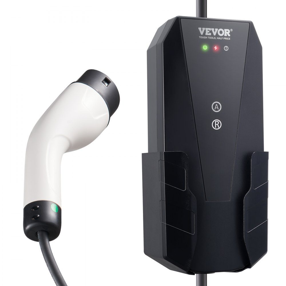 Portable EV charger 3.68kW electric vehicle charger EV charging cable type 2 (IEC62196) CEE 7/7 plug 8-16A 1-phase EV charging station 8.6m cable length IP66 waterproof wallbox