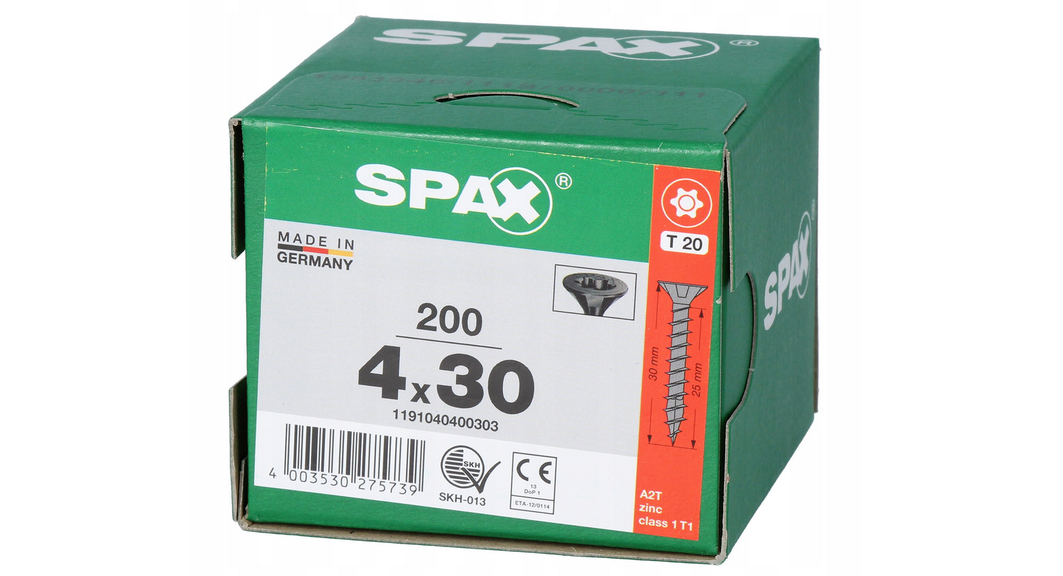 Wkręty do drewna Spax 4 x 30 mm 100 sztuk Wkręty do drewna Spax 4 x 30 mm 100 sztuk