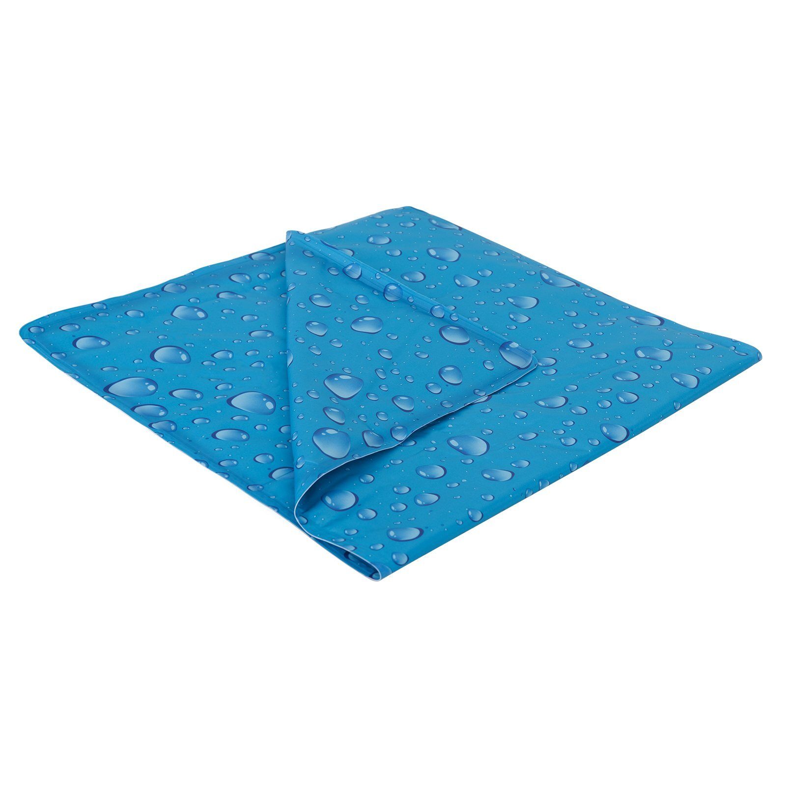 Dog Cat Cooling Mat Self Cooling Cooling Blanket Cold Mat Ice Mat Blue 50cm x 90cm