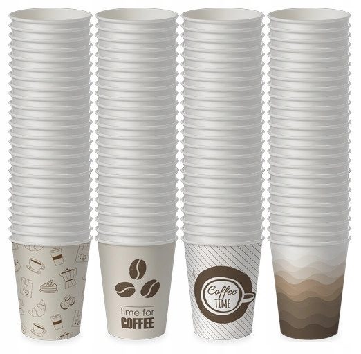 GOBELETS EN PAPIER JETABLES POUR CAFÉ ECO 50 pièces Gastro Restaurant Traiteur Snack Bar