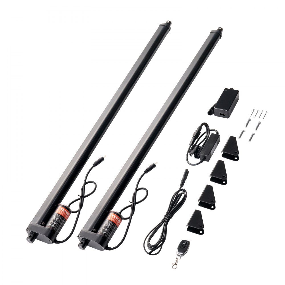 2 pièces. Kit actionneur linéaire 12V 76,2cm 0,89cm/s 99,79kg/1000N protection IP54