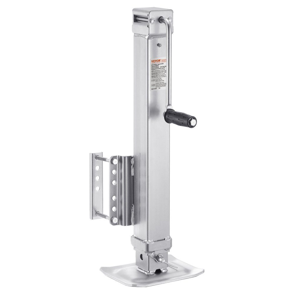 Anhängerheber, 3628 kg statische Tragfähigkeit, robuste herausdrehbare Stütze, 195–1005 mm Parkstütze mit Griff für Wohnwagenanhänger, Pferdeanhänger, Nutzfahrzeuganhänger und Yachtanhänger