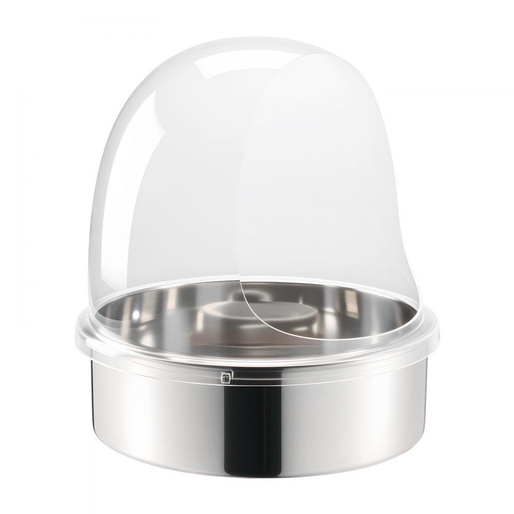 Hoes voor suikerspinmachine Helder acryl Dome Bubble Cover Compatibel met 15-Zoll- Suikerspinmachine Bowl voor feestwinkel Bottom Groove Design