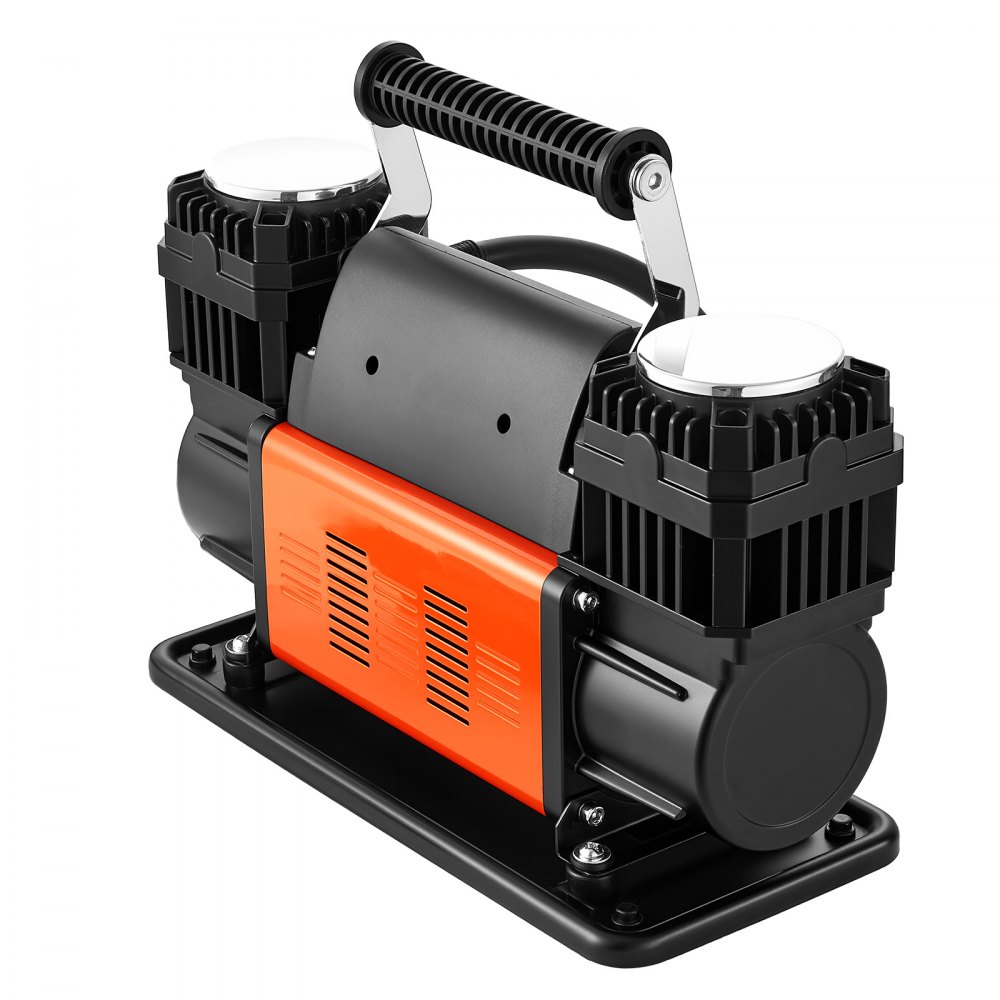 Zware luchtcompressor Dubbele cilinder 300 l/min Draagbare bandenpomp 12 V 150 PSI off-road luchtpomp met digitale manometer en adapters voor vrachtwagen, auto, SUV, SUV en camper Zware luchtcompressor Dubbele cilinder 300 l/min Draagbare bandenpomp 12 V 150 PSI off-road luchtpomp met digitale manometer en adapters voor vrachtwagen, auto, SUV, SUV en camper