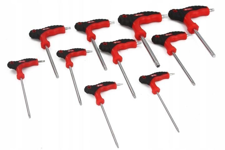TORX ANGLE WRENCH 10 pieces T9-T50 TORXY STAND