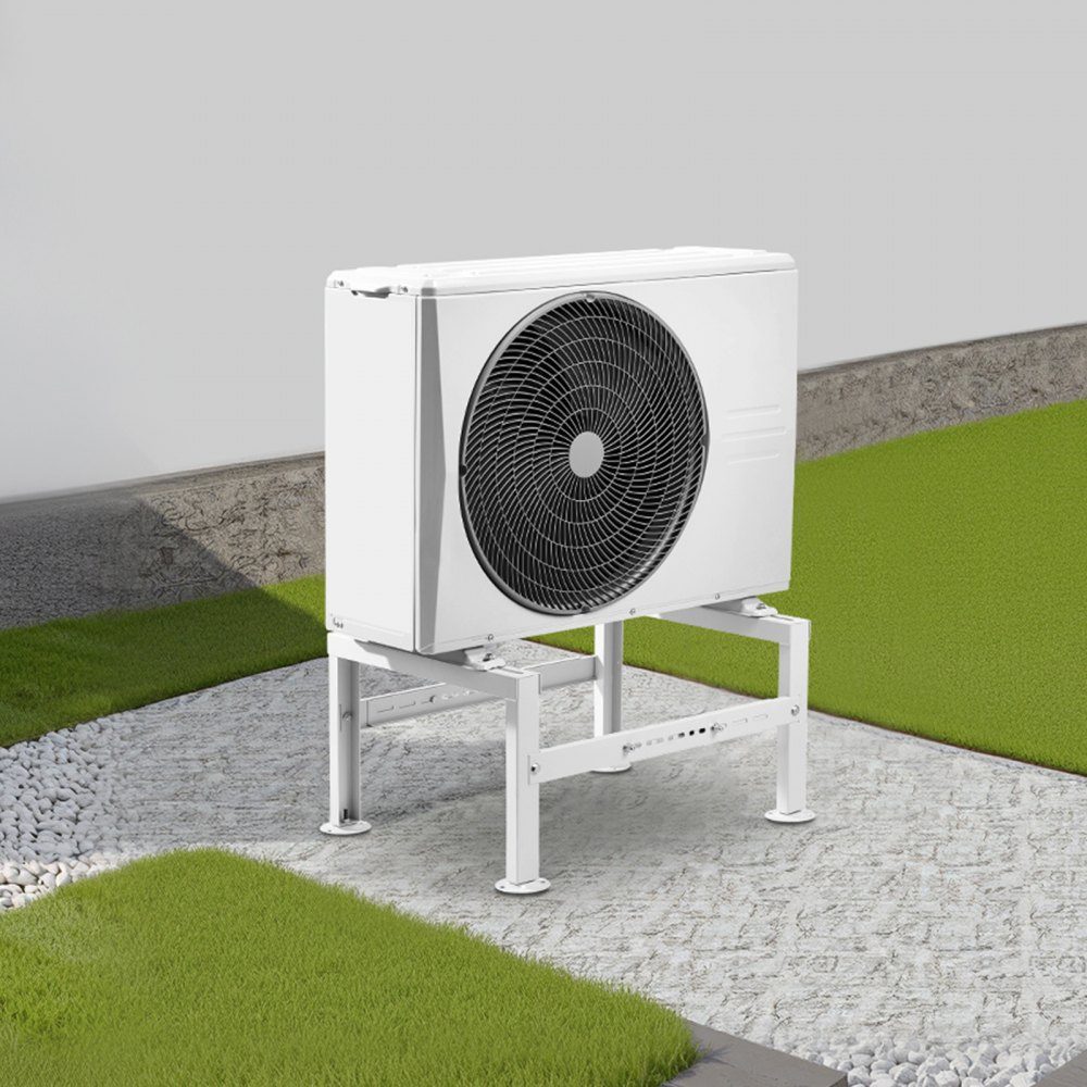 Air Conditioner Floor Stand, Anti-Vibration Mini Split Stand for 9000-60000 BTU Ductless Air Conditioner Heat Pumps, Floor Mount AC Base Bracket with Max 350kg Load Capacity