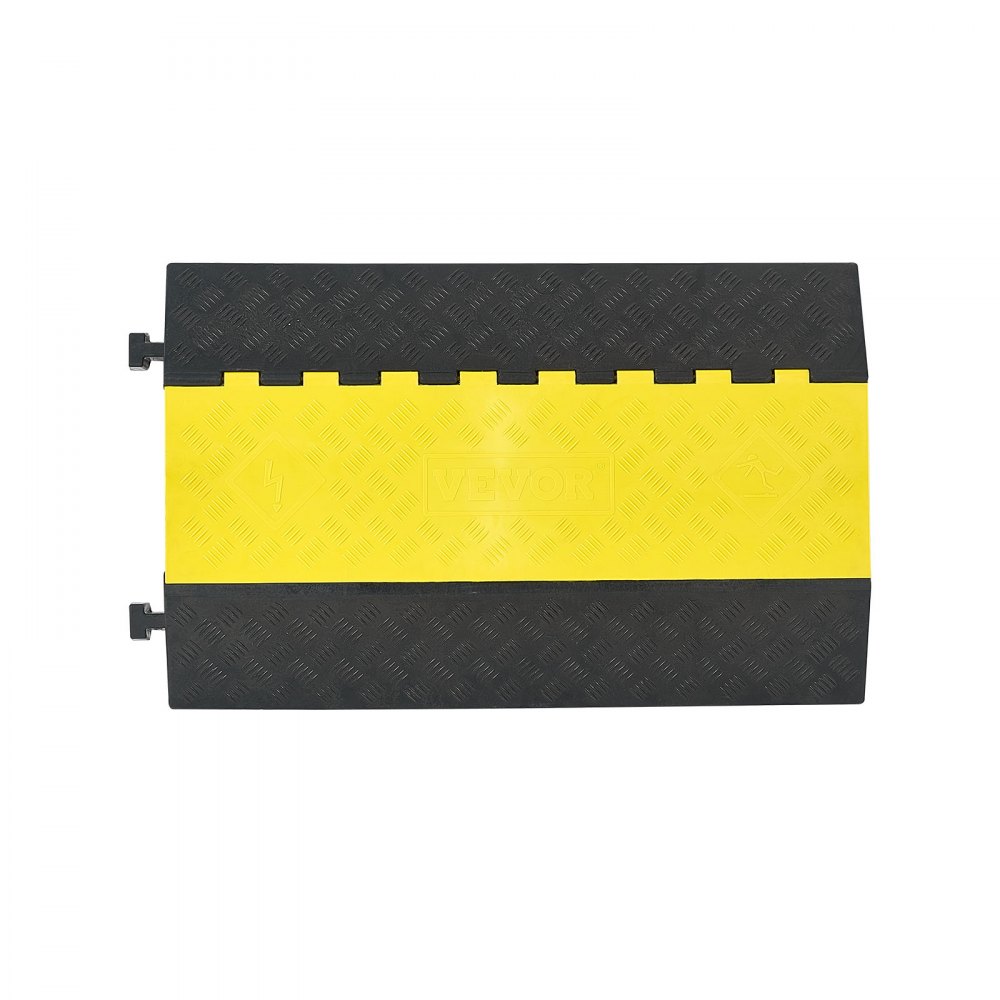 950 mm kabelbrug 9979 kg 2 kanalen (100 x 75 mm) rubberen overloopbeveiliging struikelbeveiliging vloerafdekkingen voor gebieden met hoge drempels thuiskantoor magazijn pak van 1