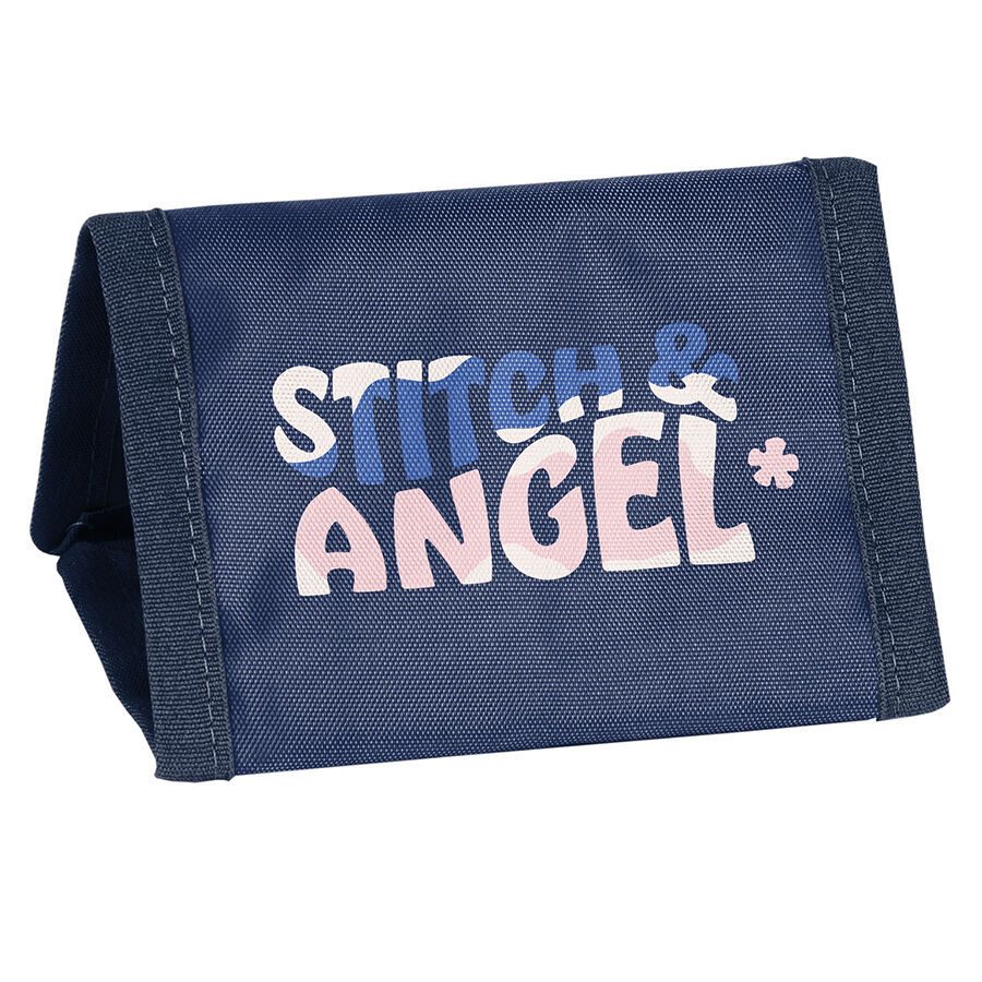 Portfel granatowy Stitch i Angel