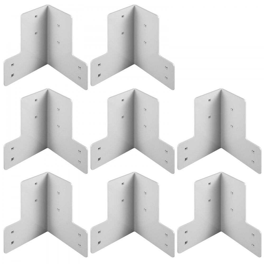 Wsporniki narożne 8 sztuk w kolorze podstawowym, łącznik kątowy 25,4 x 17,8 x 10 cm, kątownik ze stali ocynkowanej, łącznik kątowy do mebli, łącznik kątowy do dużych obciążeń łącznik narożny, kątownik narożny do stołu roboczego, kątownik narożny Wsporniki narożne 8 sztuk w kolorze podstawowym, łącznik kątowy 25,4 x 17,8 x 10 cm, kątownik ze stali ocynkowanej, łącznik kątowy do mebli, łącznik kątowy do dużych obciążeń łącznik narożny, kątownik narożny do stołu roboczego, kątownik narożny