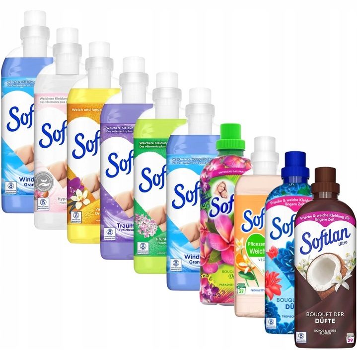 Adoucissant Softlan Ultra MIX 10 variétés