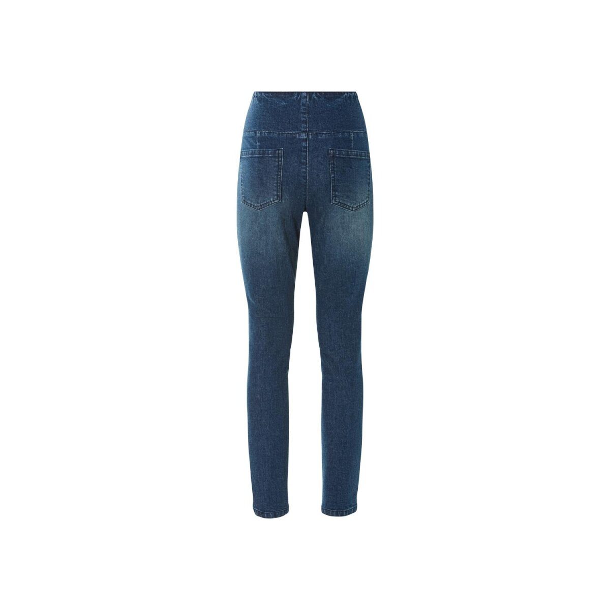 esmara® damesjegging, slim fit, hoge taille, S, blauw