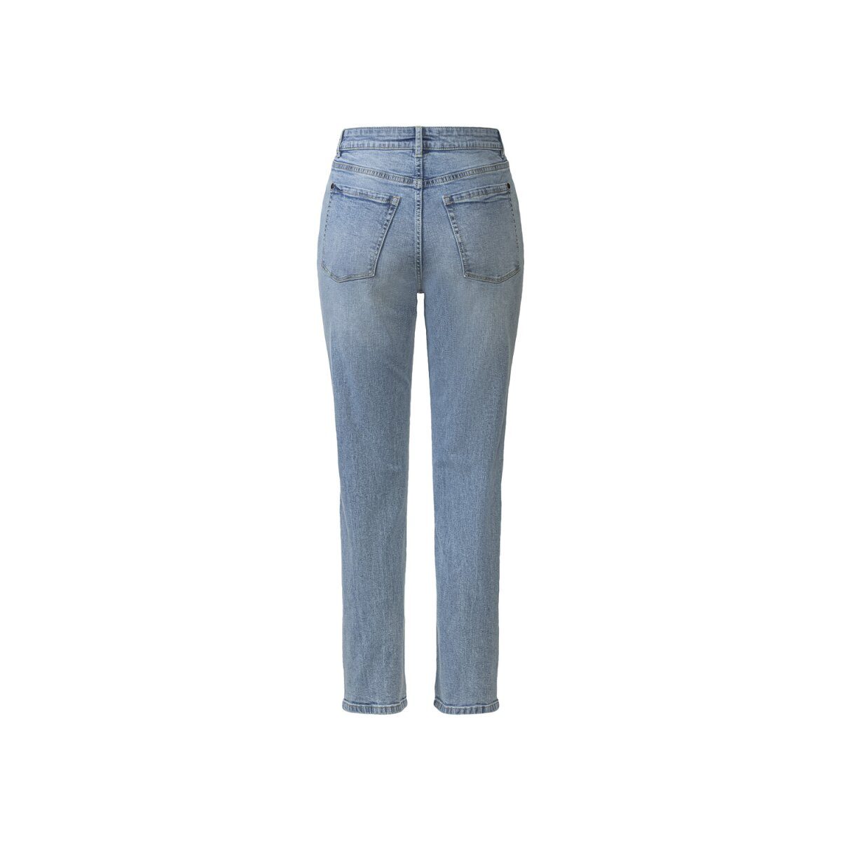 esmara® women's jeans, straight fit, high cotton content (light blue, 44/30)