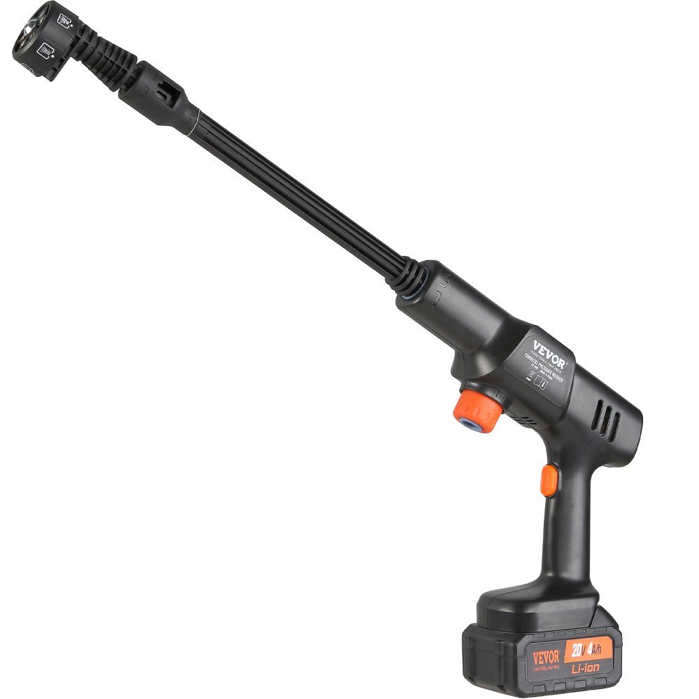 Akku-Hochdruckreiniger Bürstenloser Wasserdruckreiniger Spritzpistole Hochdruckreinigerpistole (21 V, 50 bar, für mobile Reinigung und Bewässerung, 3,5 L/min, inklusive Zubehör, 0°~40° Düse)