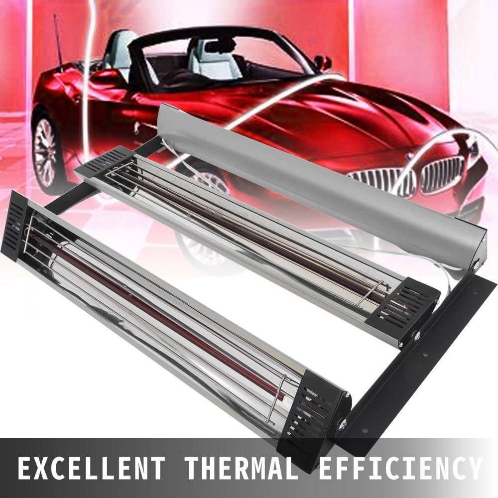 3x paint dryer radiator infrared heater infrared lamp 3kW