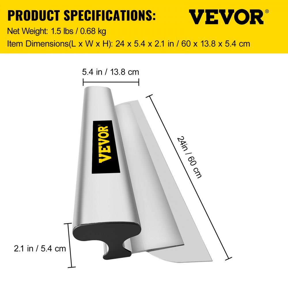 Dekospachtel 60 cm x 13,8 cm x 5,4 cm breiter Spachtel, 0,68 kg Trockenbau-Flächenspachtel, 0,5 mm Blattstärke, Fassadenspachtel aus Edelstahl, Gipserspachtel zum Verputzen von Wänden und Decken Dekospachtel 60 cm x 13,8 cm x 5,4 cm breiter Spachtel, 0,68 kg Trockenbau-Flächenspachtel, 0,5 mm Blattstärke, Fassadenspachtel aus Edelstahl, Gipserspachtel zum Verputzen von Wänden und Decken