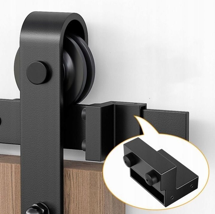 Sliding door system running rail fitting sliding door fitting for sliding doors 2m set