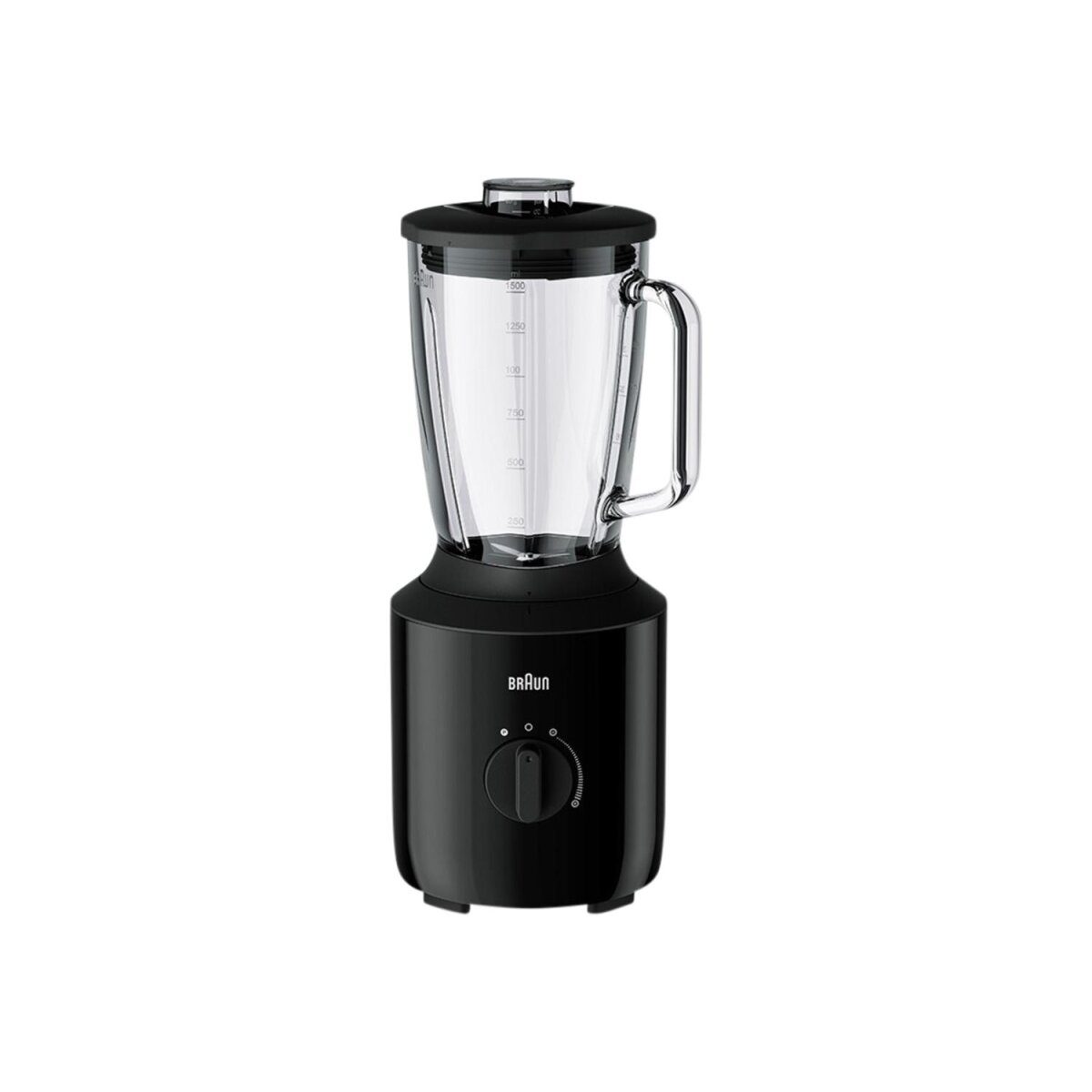 BRAUN stand mixer black JB3150BK, 1.5L glass vessel 800W