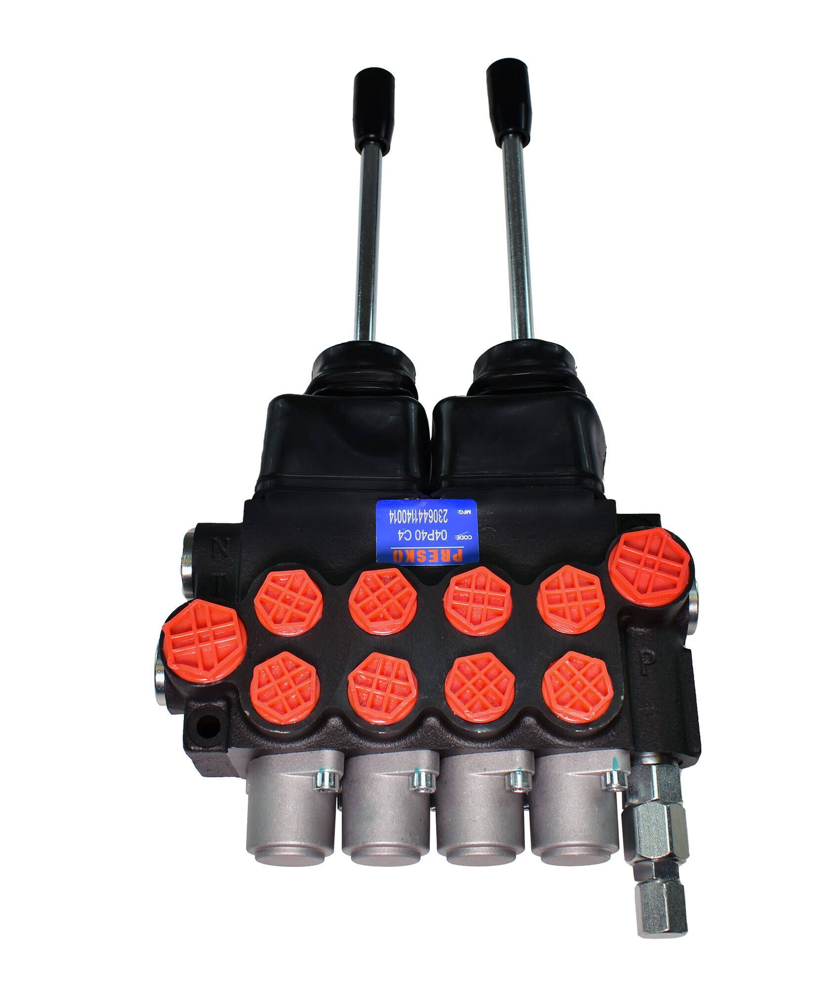 Hydraulische stuurklep richtingsklep 4-weg 40 l, 2 joysticks Hydraulische stuurklep richtingsklep 4-weg 40 l, 2 joysticks