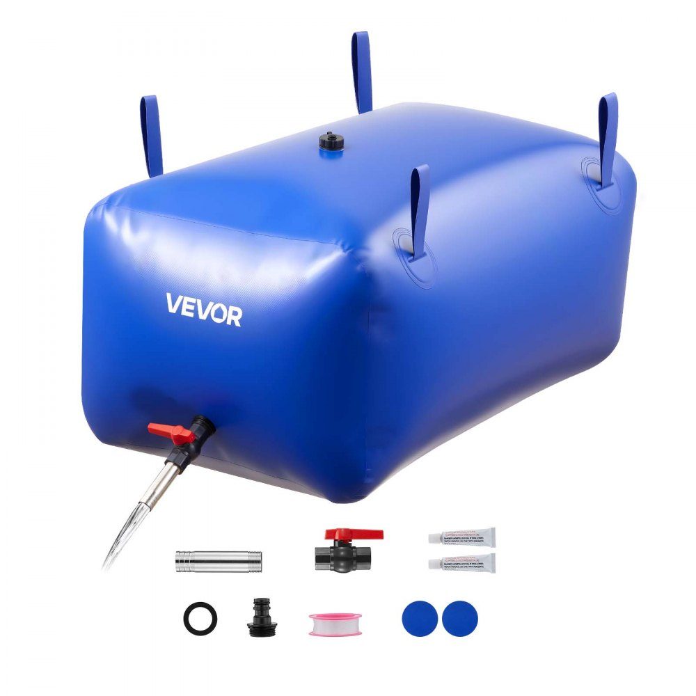 Vessie de stockage d'eau, sac d'eau souple en PVC de 240 L, récipient de stockage d'eau, réservoir d'eau de camping-car étanche et résistant à l'usure pour l'irrigation extérieure, le camping