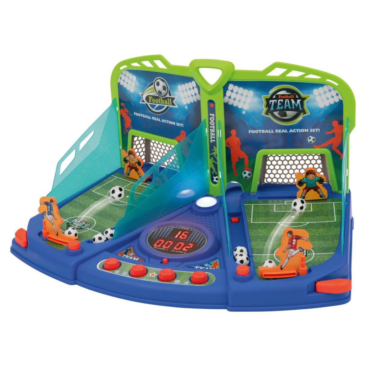 Jeu de table électronique ludique Alleyball/Basketball/Football, avec modes de jeu simple et duel