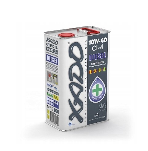 Xado Atomic Oil 10W40 CI-4 Diesel 4L